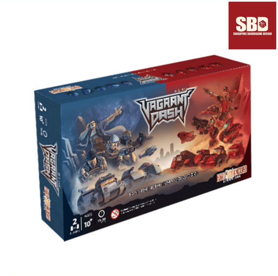 Vagrant Dash - Malaysian designed futuristic PVP miniature combat board game