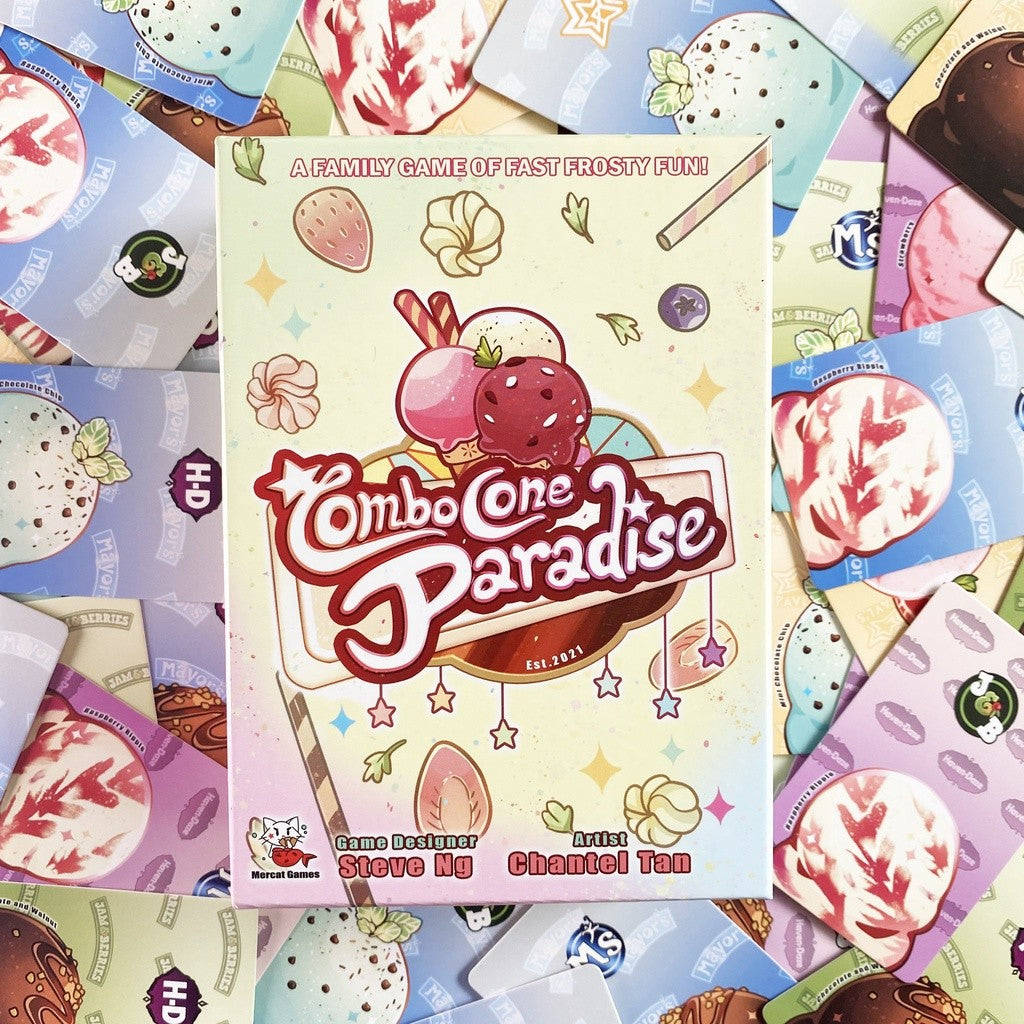 Combo Cone Paradise - A Singapore Designed Ice Cream Card Game of Fast, Frosty Fun