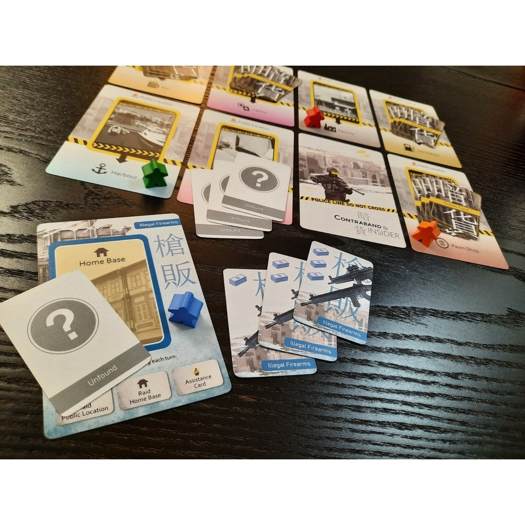 Contraband Insider - a deduction board game