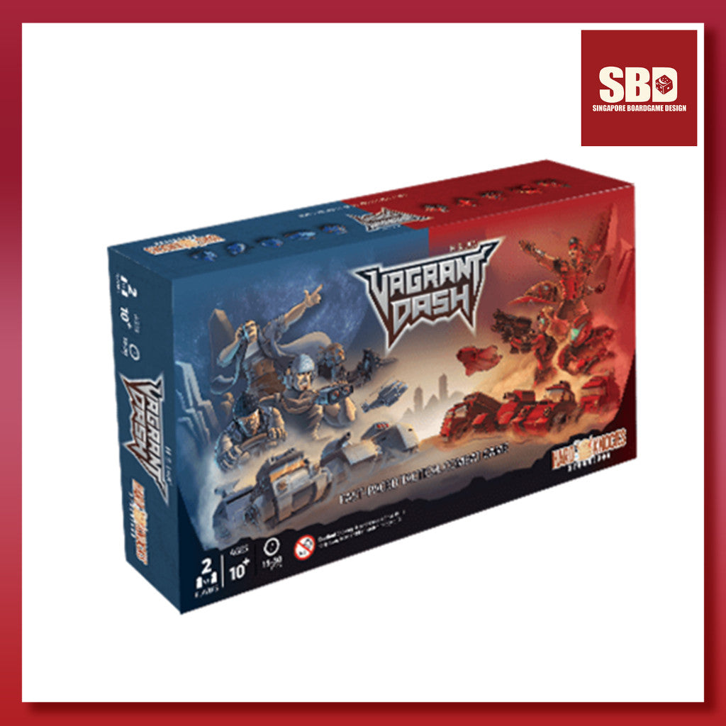 Vagrant Dash - Malaysian designed futuristic PVP miniature combat board game