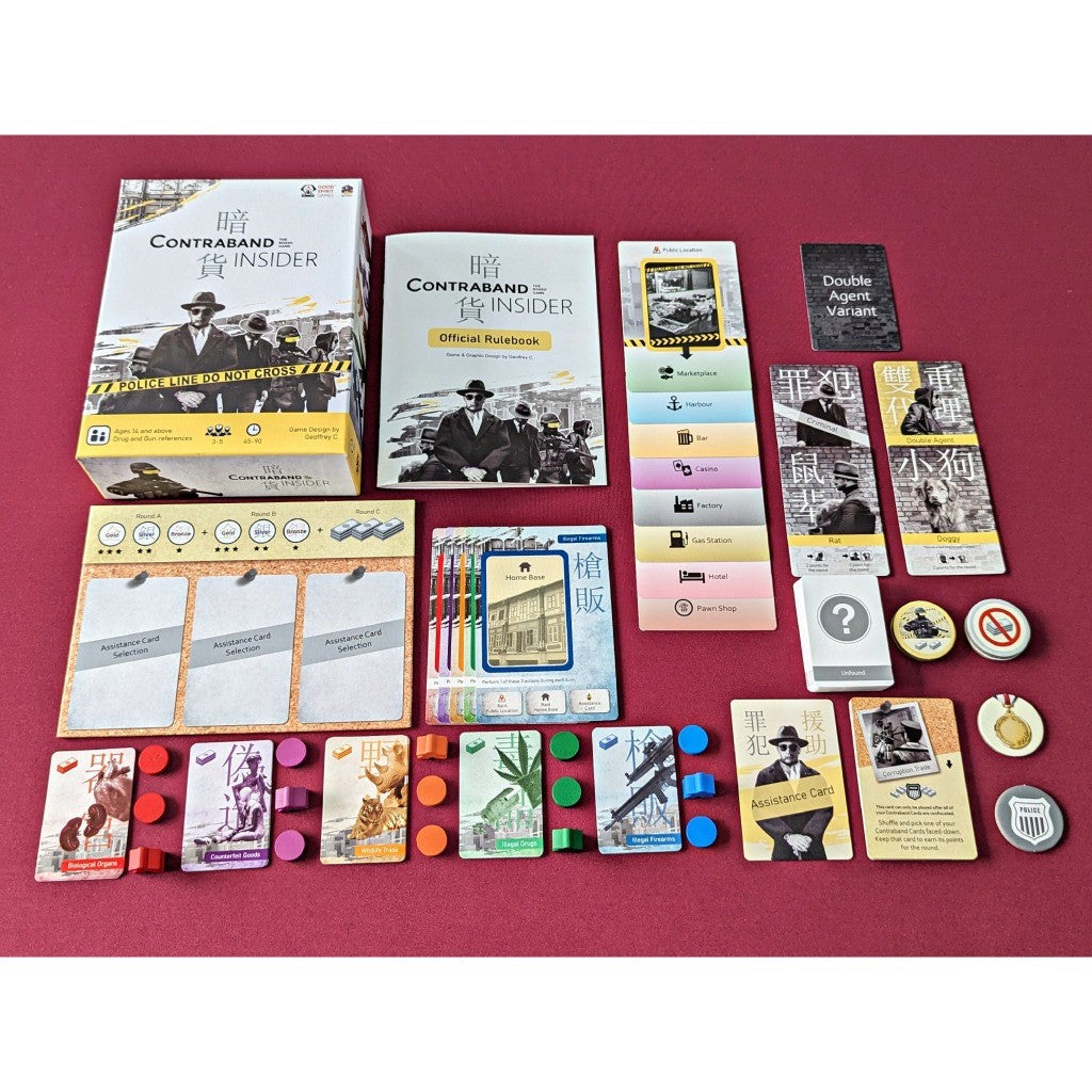 Contraband Insider - a deduction board game
