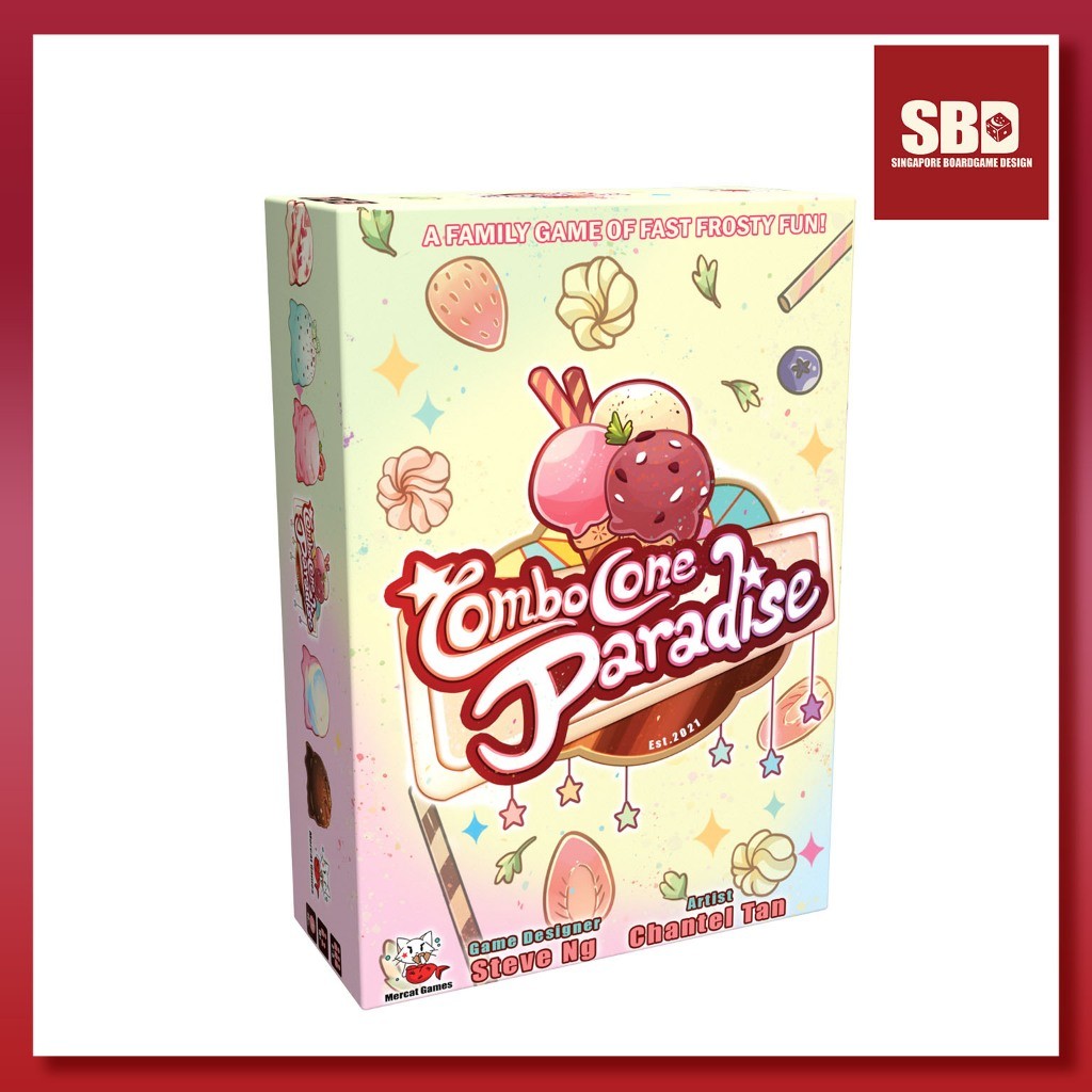 Combo Cone Paradise - A Singapore Designed Ice Cream Card Game of Fast, Frosty Fun